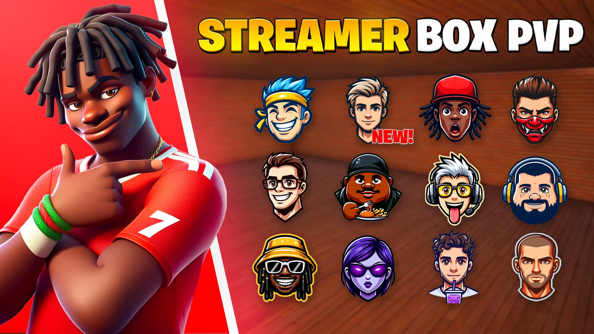 Streamer Box PvP island artwork